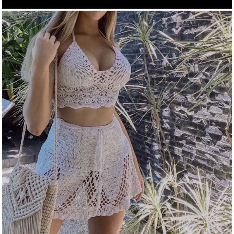 BIKINI Rajut PIRAMIDE SET