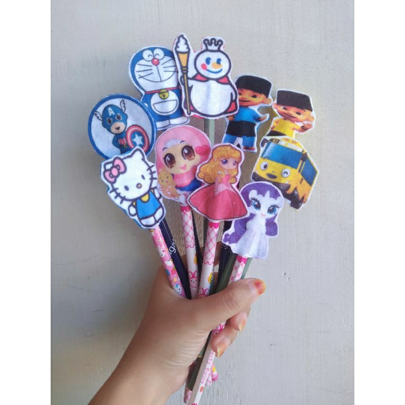 

Pensil Fancy Karakter (2B) free kemas plastik