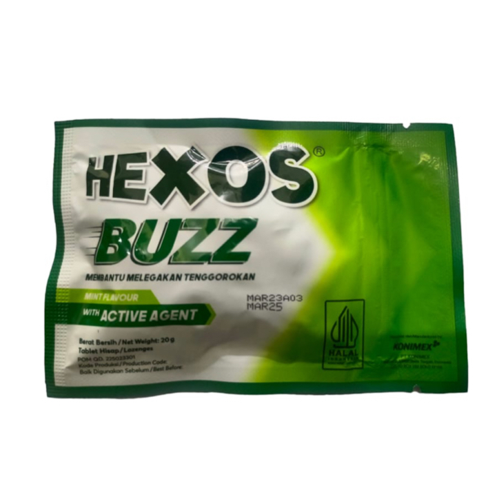 

Permen Hexoz Buzz | Melegakan Tenggorokan