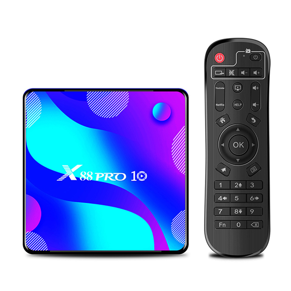 TV Box X88 PRO 10 RAM 4/32 GB | Android 11 Tv Box 4K Wifi 2.4G /5G Bluetooth