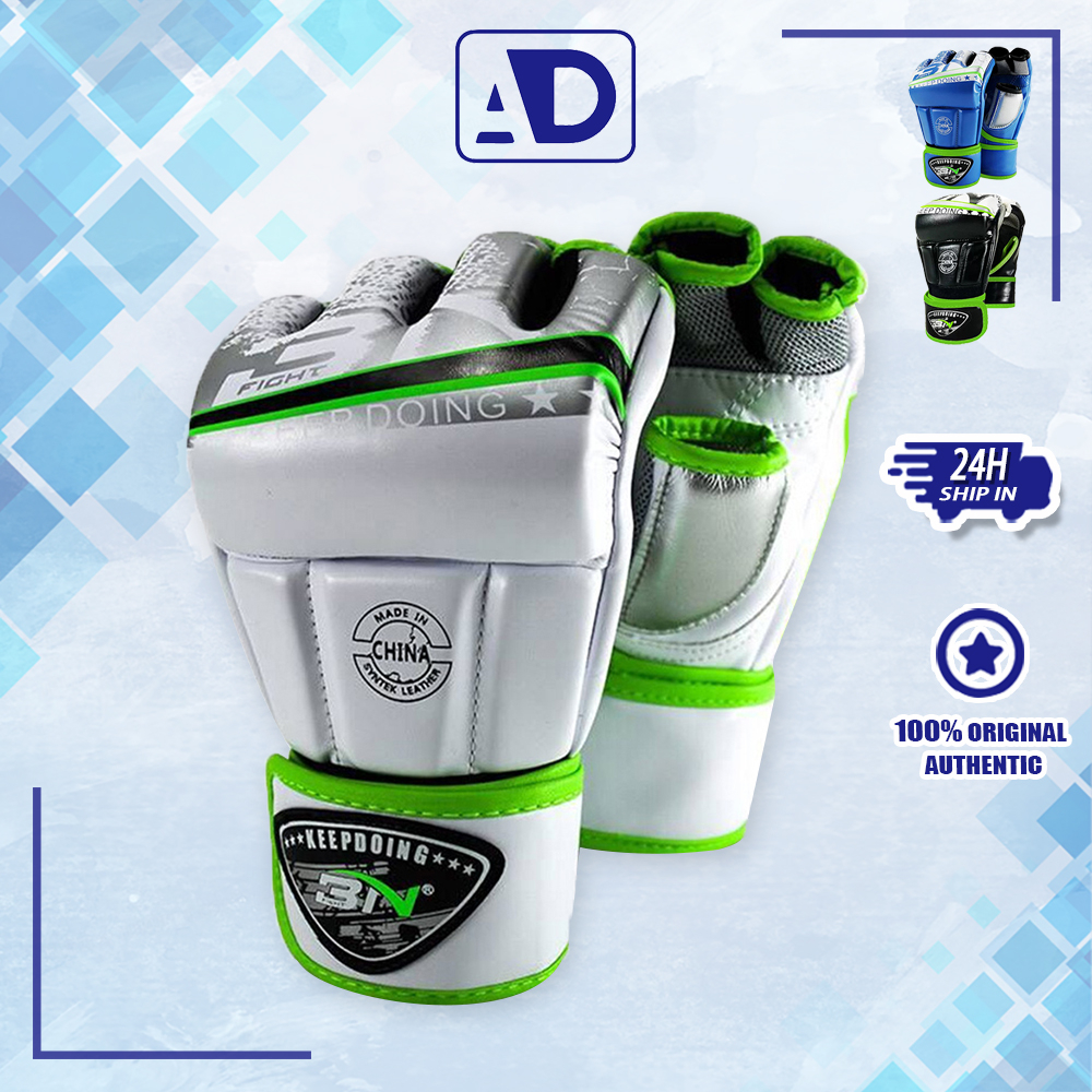 Sarung Tinju MMA / Sarung Tangan MMA / UFC Gloves / Muay Thai Gloves / BN MMA Half-Finger Gloves