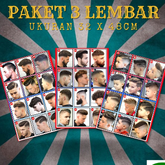 

Poster Pangkas Rambut Poster Pangkas Rambut Pria Poster Barbershop (ISI 3 PCS)