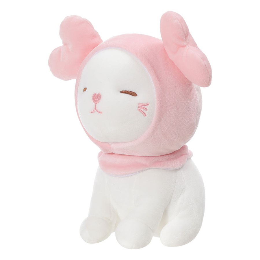 Boneka Lucu Kucing Boneka Lembut Mainan Mewah Kucing dengan Penutup Mata Kado Anak Plush Toy