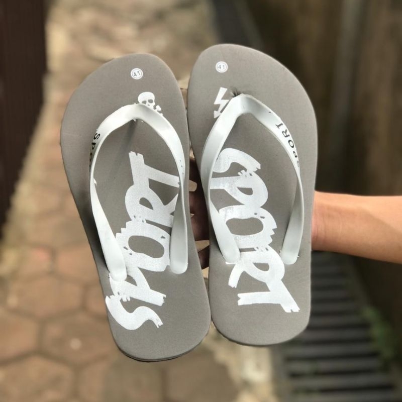 Sandal Jepit Pria Distro Keren Sport Terbaru