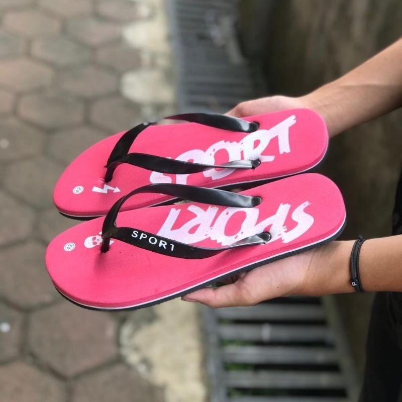 Sandal Jepit Pria Distro Keren Sport Terbaru