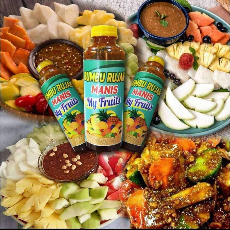 

☄️NEW✨Bumbu cocol Rujak buah Pedas Manis 335g✔️