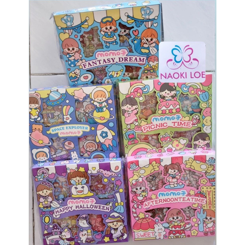 

Stiker MOMO 3 activity series 100pcs
