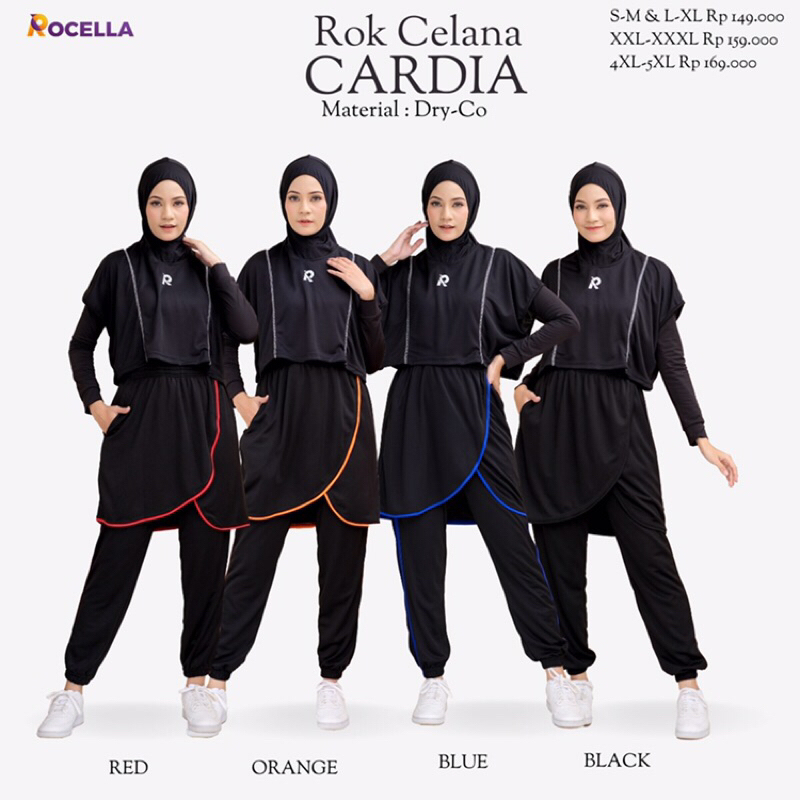 ROK CELANA CARDIA ROCELLA| ROK SPORTY| LEGING SPORT