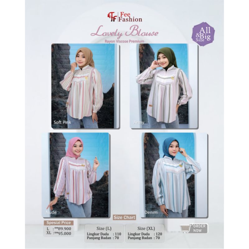blouse/atasan fee fashion/ lovely blouse