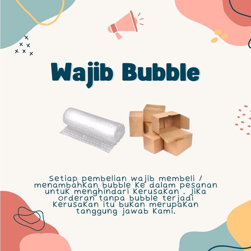 

Tambahan Packing Bubble Wrap Tebal & Dus