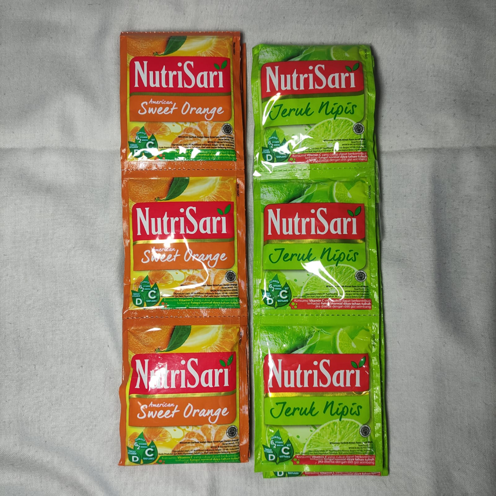 

Nutrisari renceng isi 10 sachet
