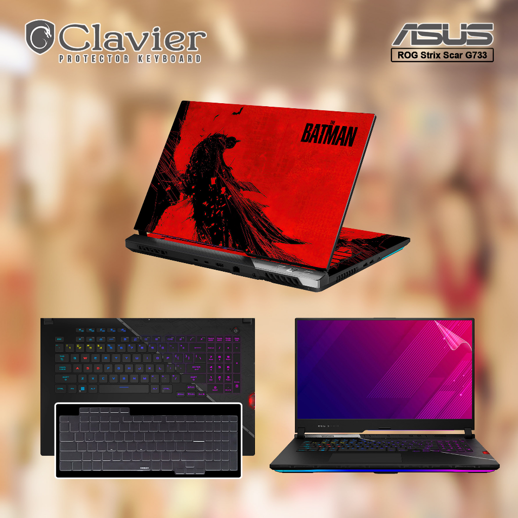 Cover Keyboard Screen Protector Garskin Laptop Anti Gores Asus ROG Strix SCAR 17 SE G733 G733C G733C