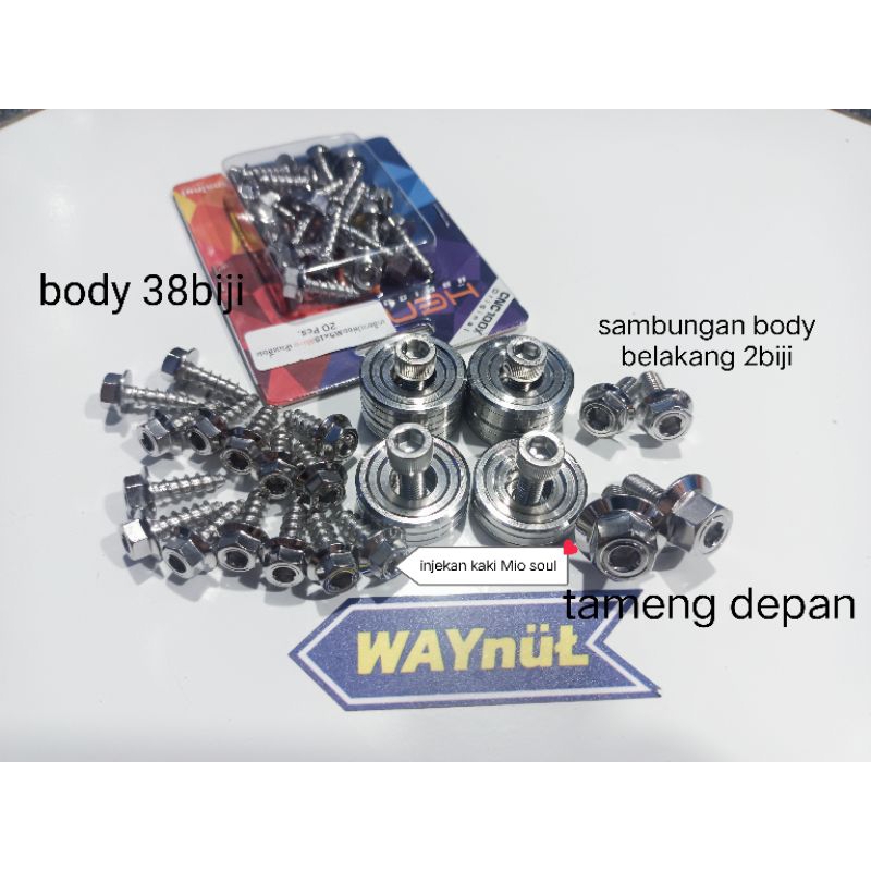 PAKETAN BAUT BODY MIO SOUL FINO ORIGINAL THAILAND