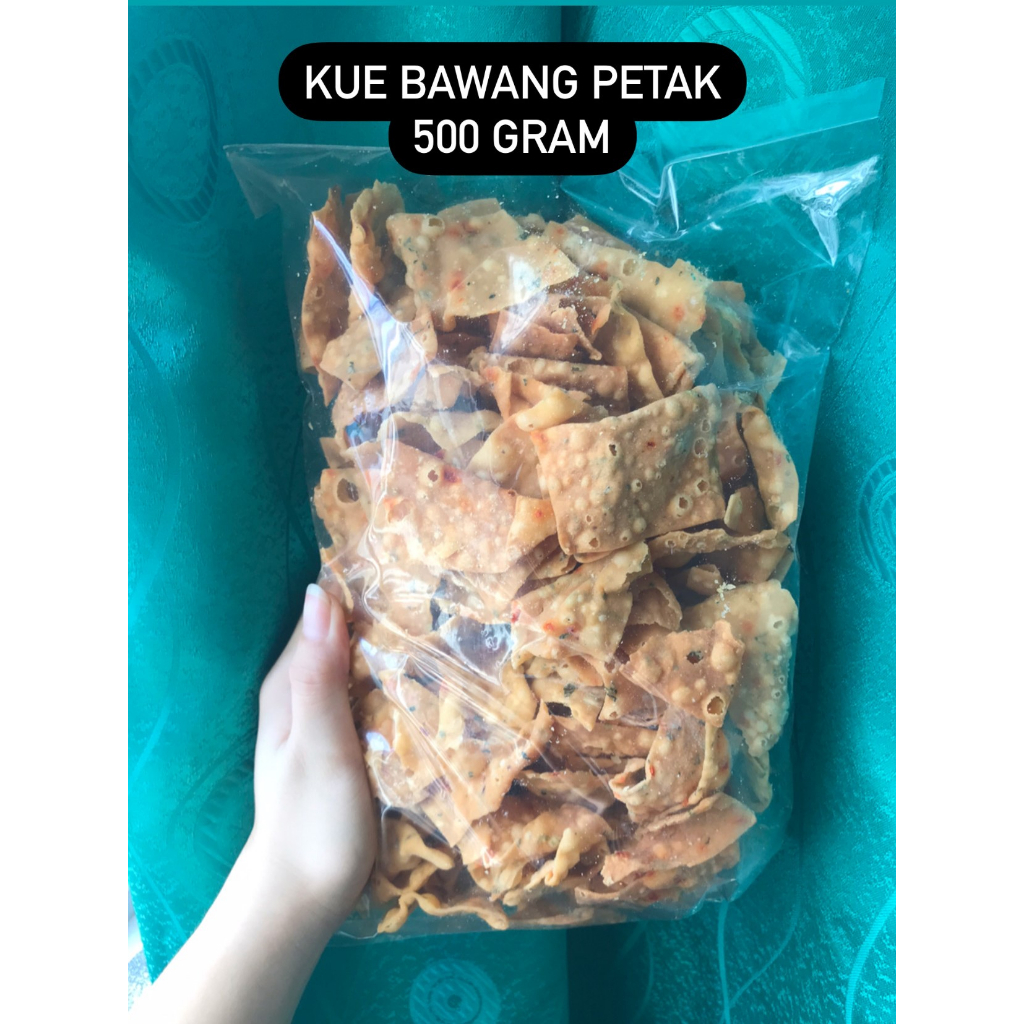 

KUE BAWANG PETAK RENYAH 500 GRAM KERIPIK BAWANG KERUPUK BAWANG KUE BAWANG SAYUR SNACKY MEDAN OLEH-OLEH KHAS MEDAN CEMILAN MEDAN