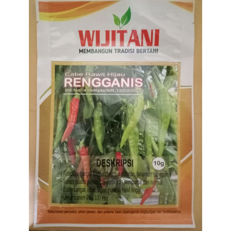 

Benih Rawit Hijau Rengganis (bisa COD)