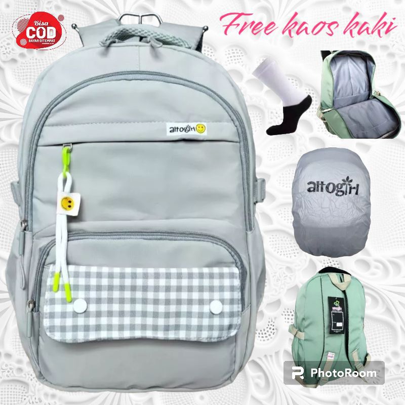 Tas ransel anak perempuan bahan tebal halus kuat