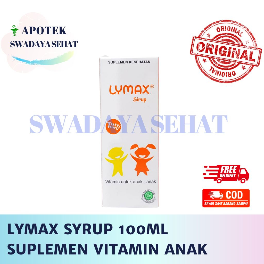 LYMAX SYRUP 100ML - Suplemen Vitamin Anak Multivitamin