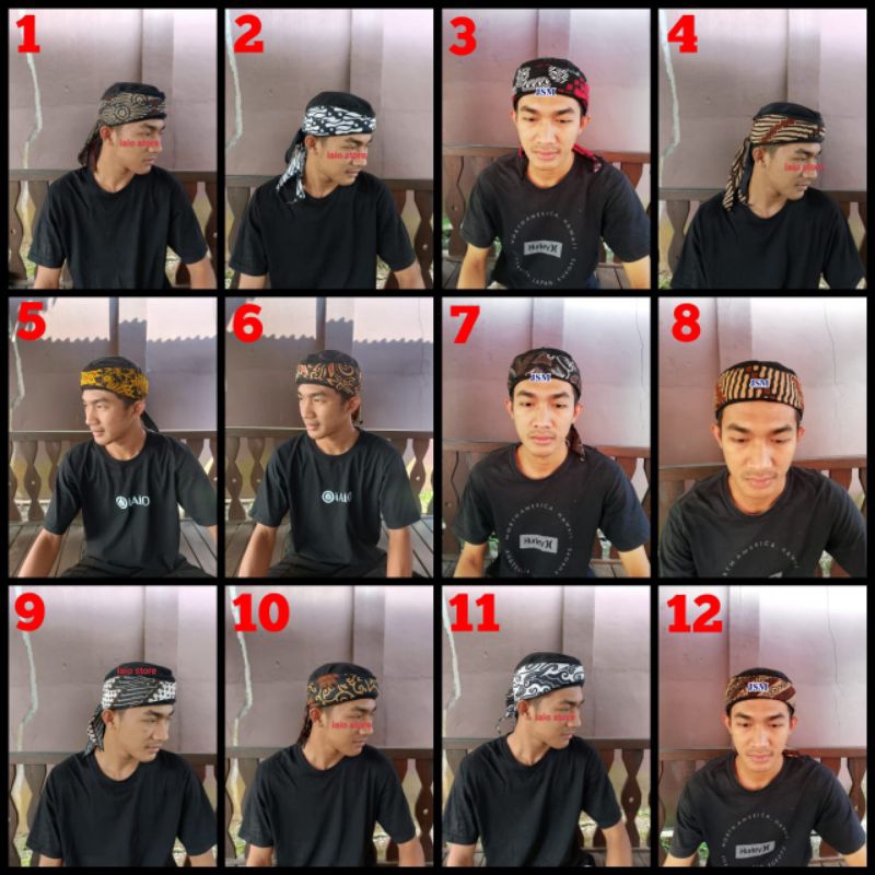 Peci blangkon Kupluk Imamah Batik Model muslim