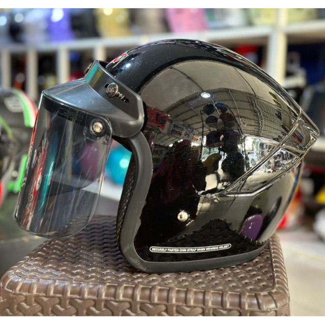 Helm Bogo Kairoz Hitam Glossy -SNI