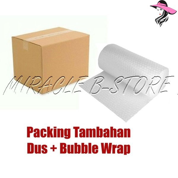 

TAMBAHAN PACKING BUBLE DAN KARDUS / TAMBAHAN PACKING AMAN