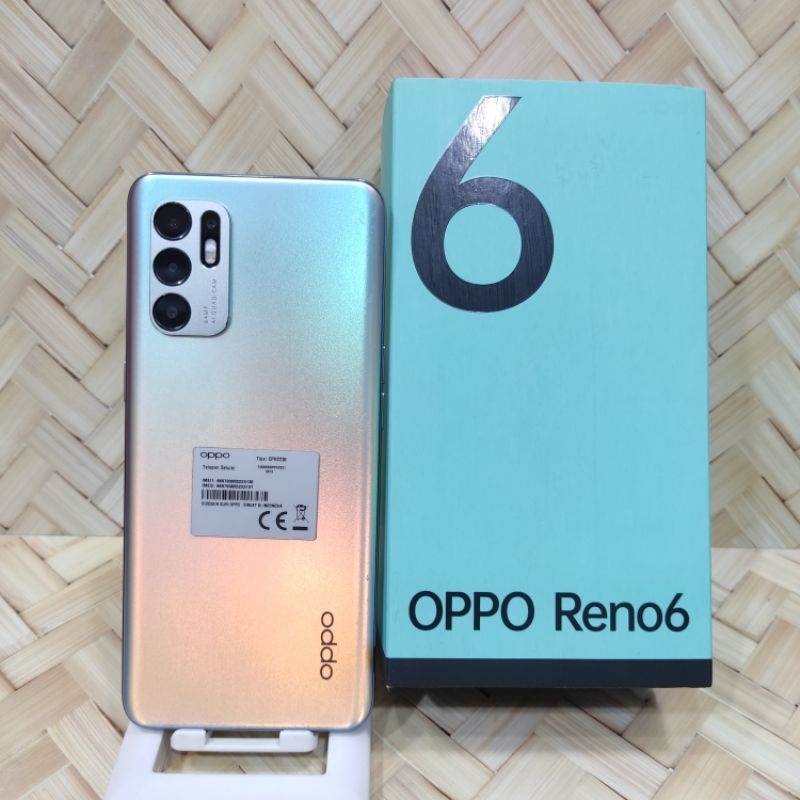 Oppo Reno 6 8/128GB 8/128 Handphone second fullset original bergaransi