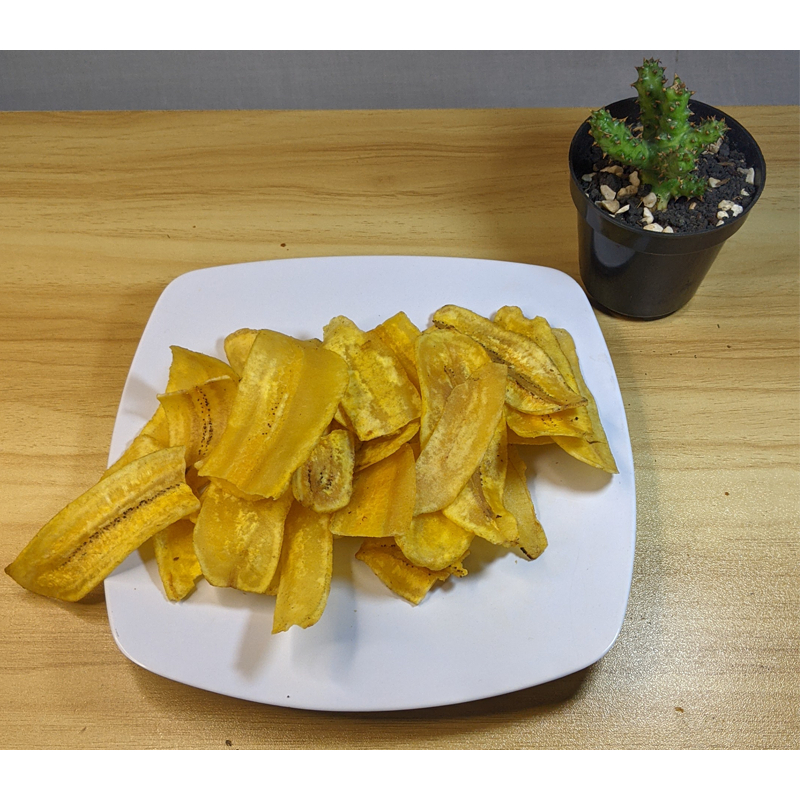 

Keripik Pisang Gurih Lezat paket kemasan 250 Gram, jajanan murah tropis manis