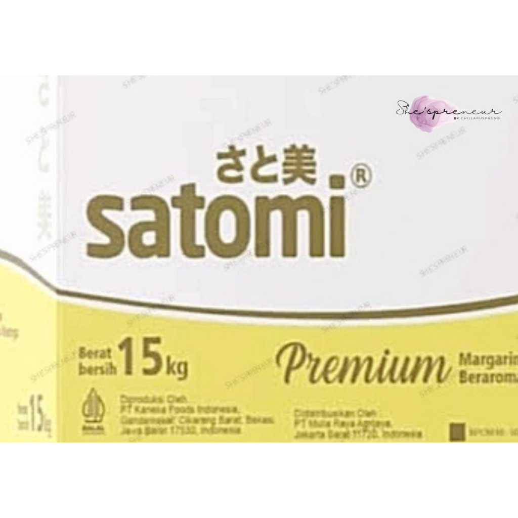 

Mentega Margarine Jepang Satomi Premium Repack 1 Kg