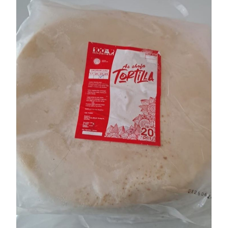

Tortilla ukuran 23 cm