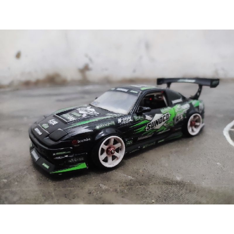 kit mini rc drift urakan chassis 1/28-1/24 kit servo body...