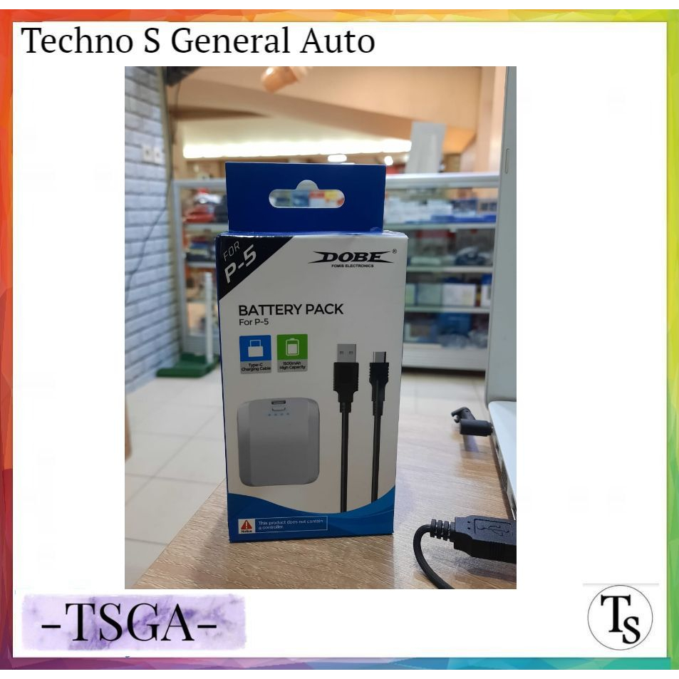 Dobe Battery Pack PS5 DualSense Controller - Dobe TP5 0550