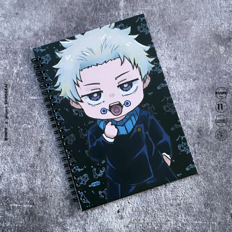 

Notebook / Buku Catatan Polos Inumaki Toge Anime Jujutsu Kaisen