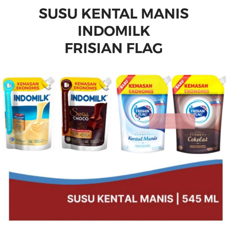 

[PROMO] FRISIAN FLAG INDOMILK Susu Kental Manis 545ml