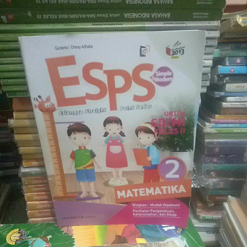 buku esps matematika untuk SD kelas 2 penerbit Erlangga