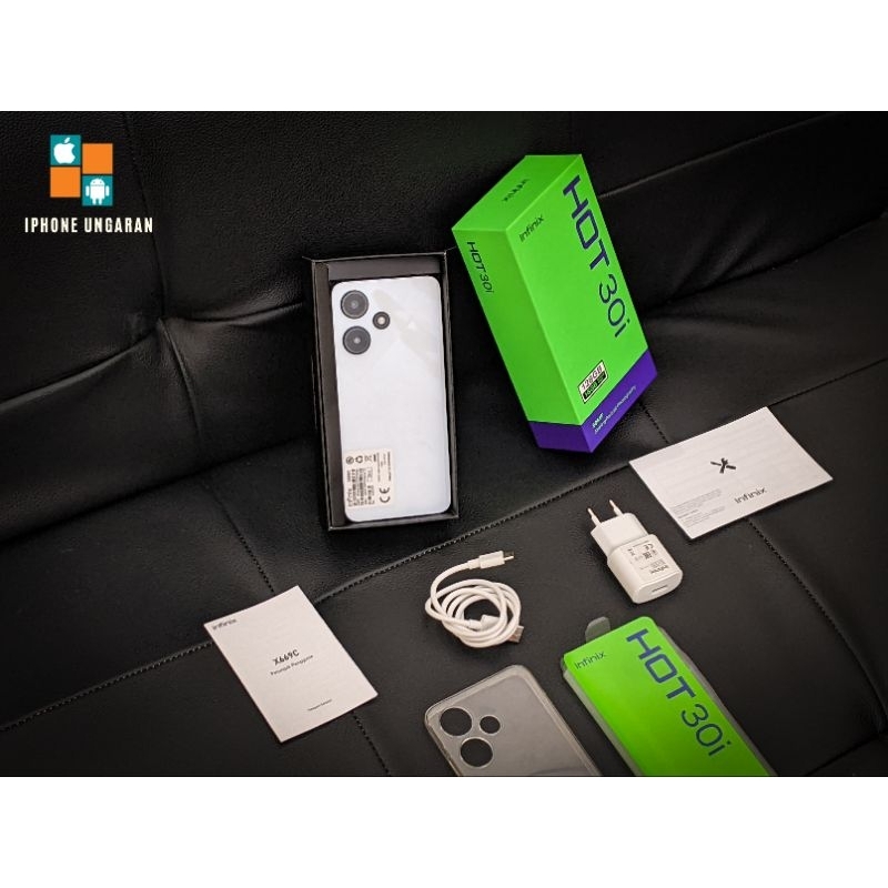 INFINIX HOT 30i RAM 8/128 GB SEKEN FULLSET GARANSI SAMPE TAHUN DEPAN
