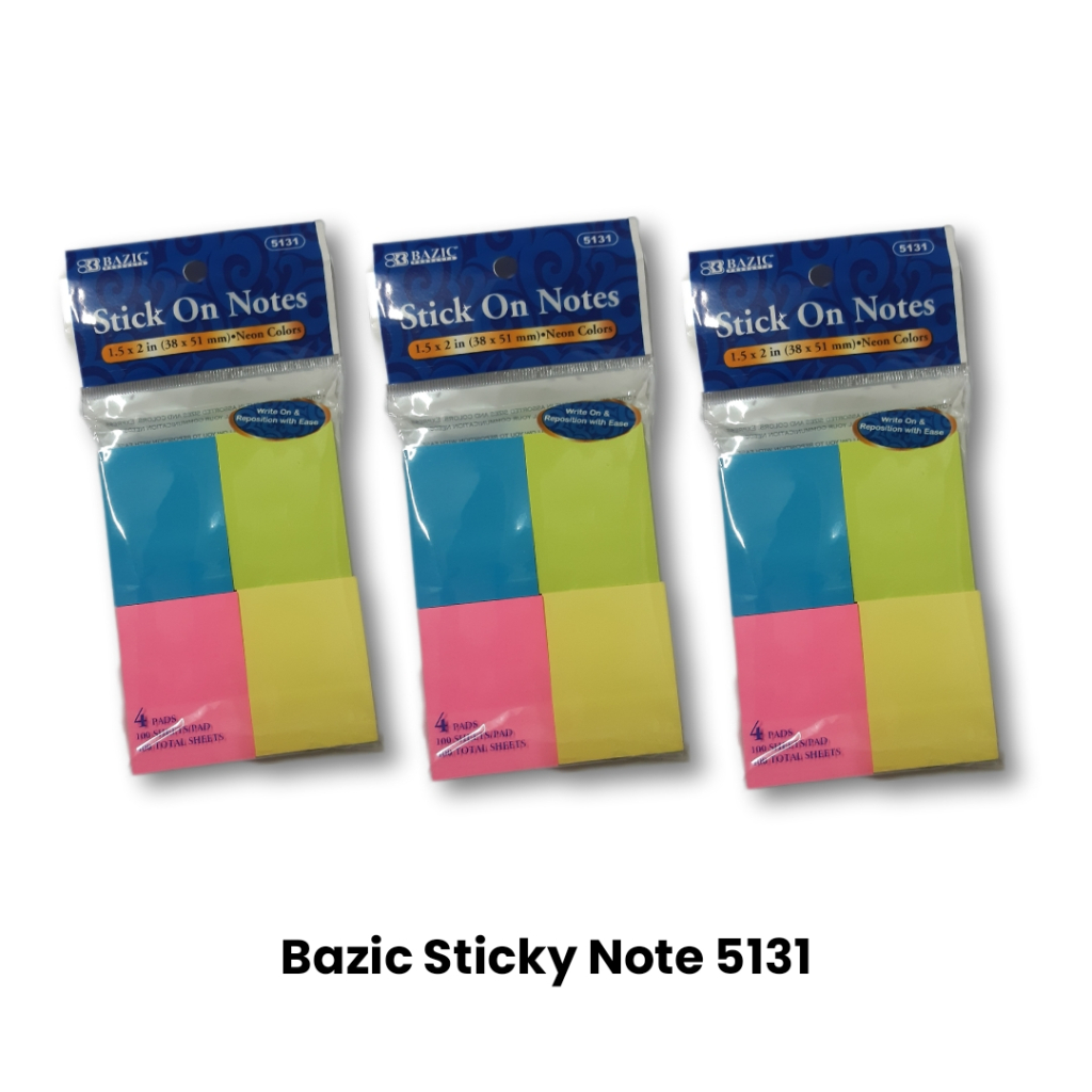 

STICKY NOTES MEMO MINI TEMPEL SET ISI 4 WARNA ( 4 cm X 5 cm ) STIK NOTE