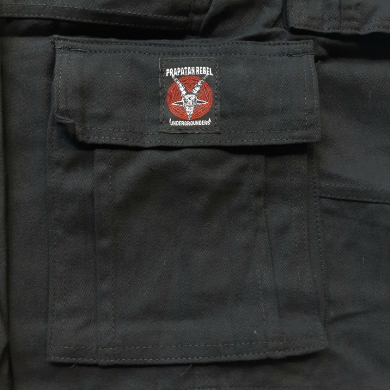 best seller celana pendek cargo kempol pdl metal prapatan rebel bandung original S M L XL bintang