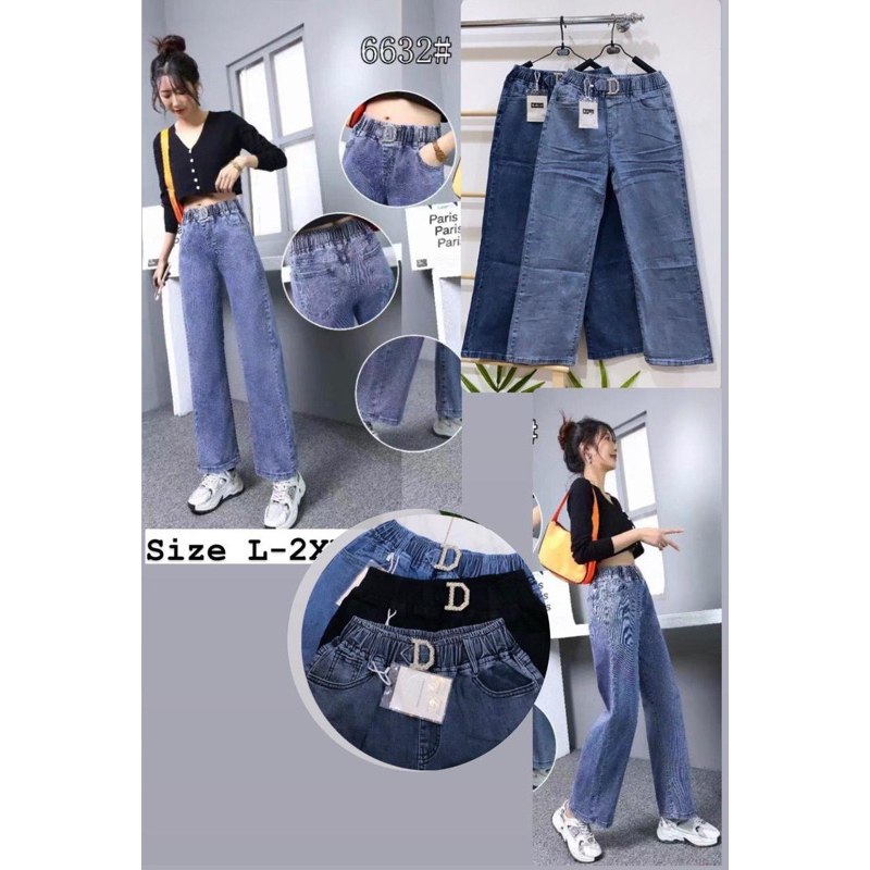 Celana Jeans/Celana Kulot Import/Kuyifei 6632