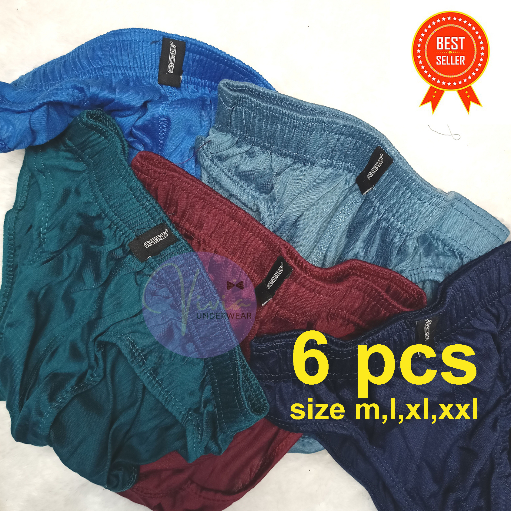 6 pcs celana dalam pria cd cowok harga grosir lusinan size m l xl xxl laki laki remaja murah
