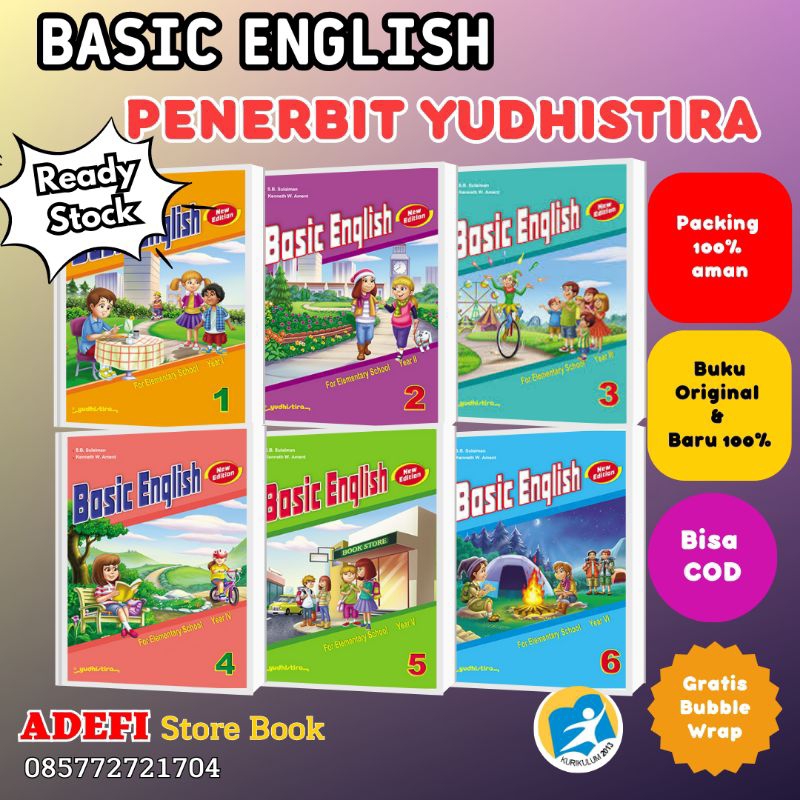 

BASIC ENGLISH K13 SD/MI KELAS 1,2,3,4,5,6