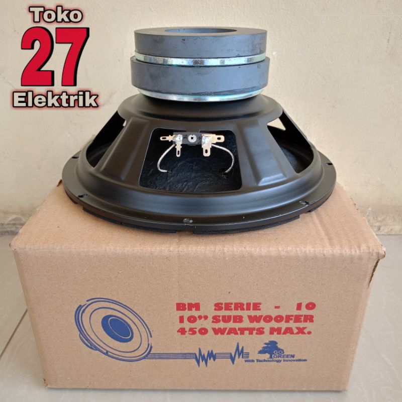 Speaker SUBWOOFER 10 inch BM SERIE - 10 DOUBLE MAGNET