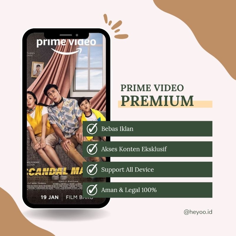 AMAZ*N PRIME VIDEO PREMIUM TERMURAH