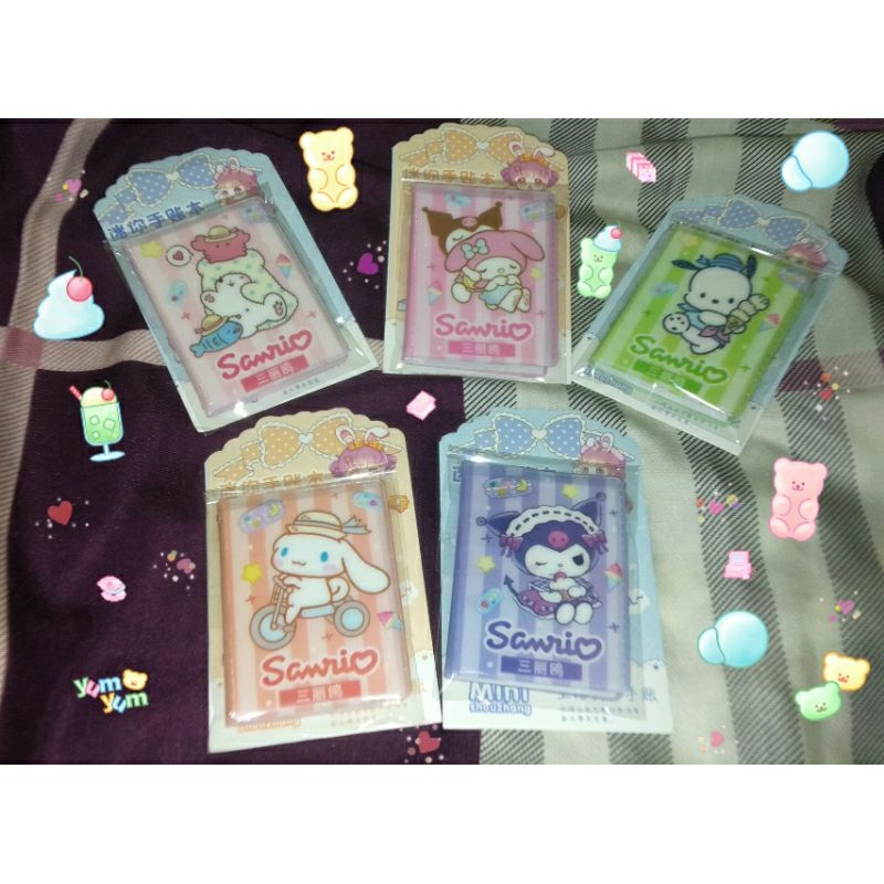 

STOK TERBATAS!! Buku Tulis Notes Mini SANRIO Tanpa Garis