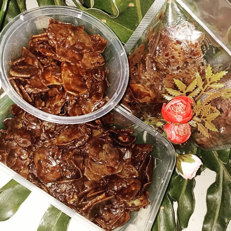 

kripik Pisang Coklat Lumer 250gr