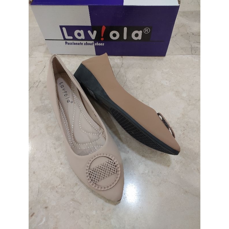sepatu wedges 3cm Laviola model terbaru