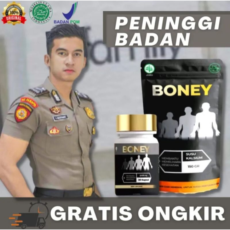 [TERLARIS ] BONEY PENINGGI BADAN /KAPSUL PENINGGI BADAN ORIGINAL