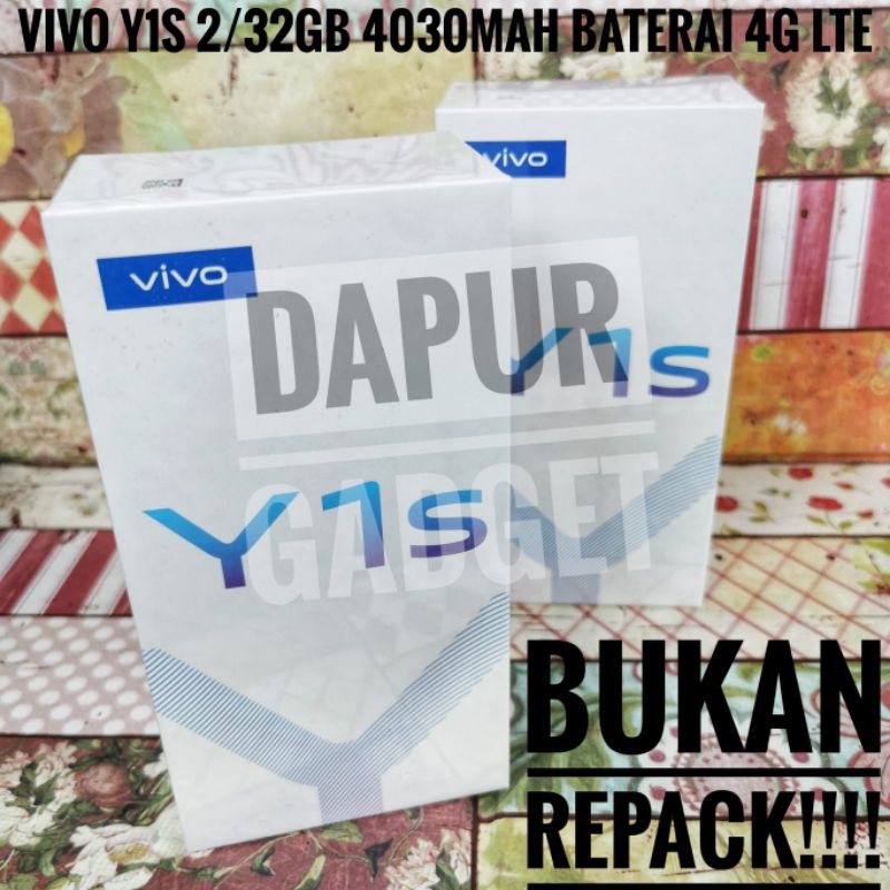 Vivo Y1s 2/32 GB 4030mAh Baterai 4G LTE. Garansi Resmi.. New.. Segel.. TIDAK MENERIMA PEMBAYARAN PRO