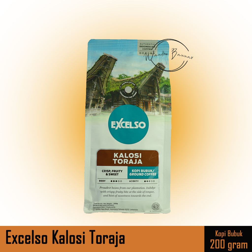 

Kopi Bubuk Excelso Kalosi Toraja 200g