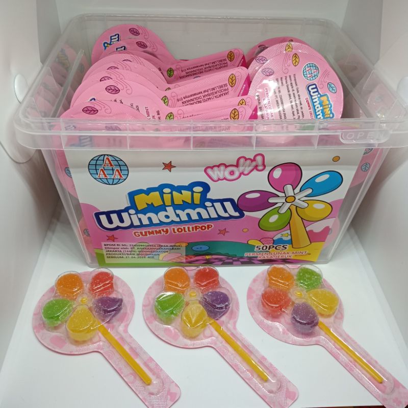 

PERMEN KIPAS PERMEN MINI WINDMILL PERMEN MIX