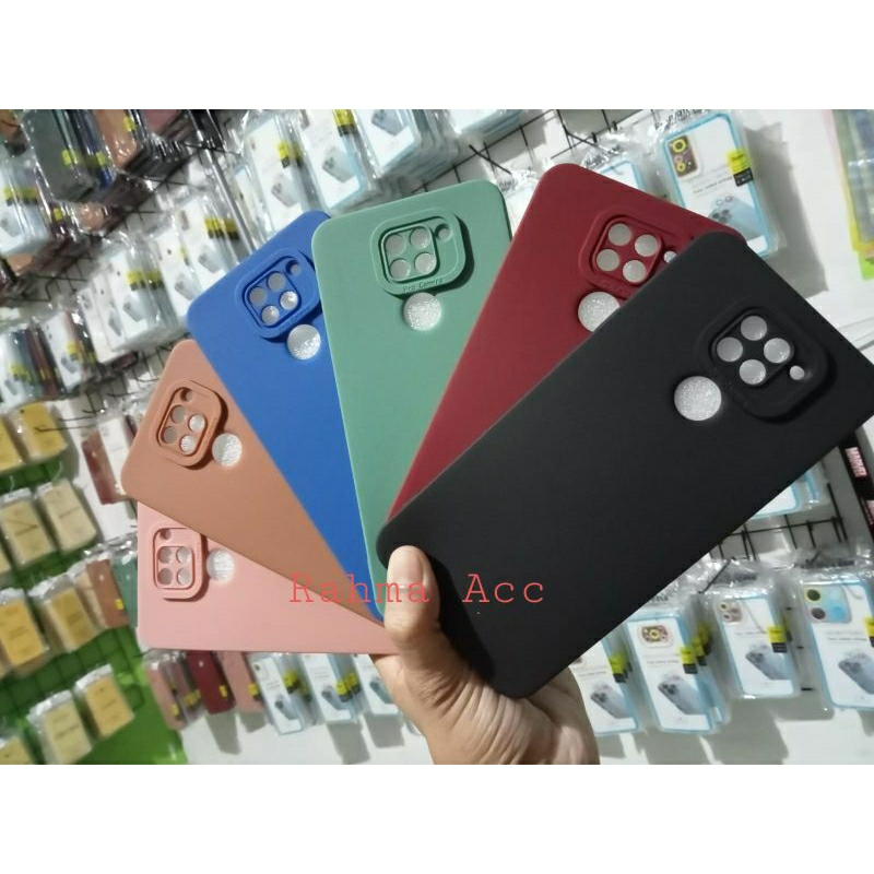 SOFTCASE PRO CAMERA REDMINOTE 9 REDMI 10X 4G CASE PROTECT MACARON SILIKON WARNA