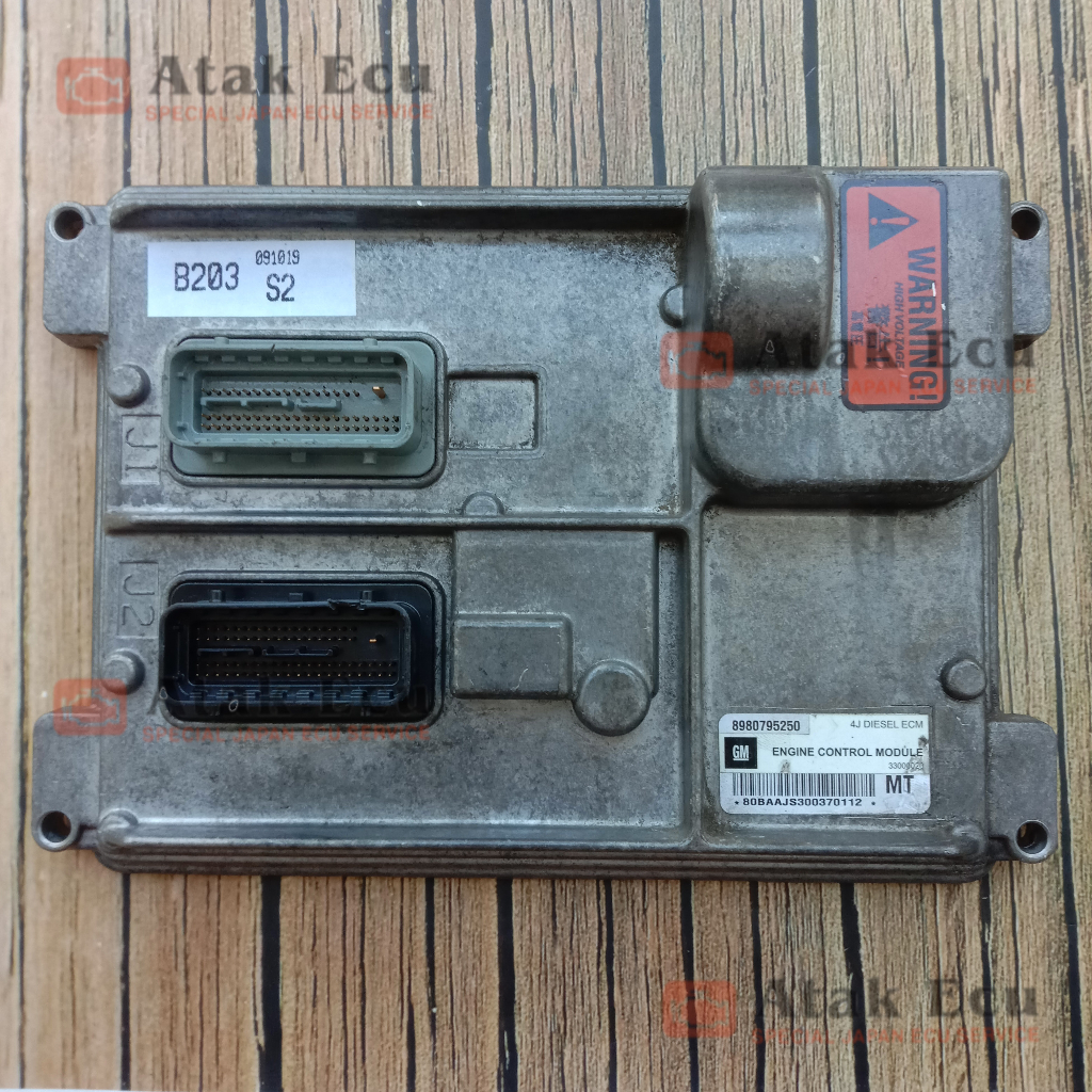 ECU Isuzu D-Max Diesel 3.0 4JJ1 - GM 8980795250 - ECM Holden Colorado